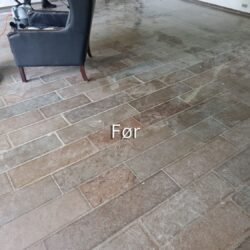 Polering og slibning af ølandsfliser