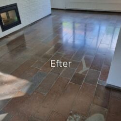 Polering og slibning af ølandsfliser