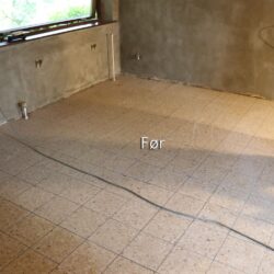 Polering af marmor før